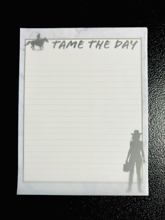 Tame The Day Notepad