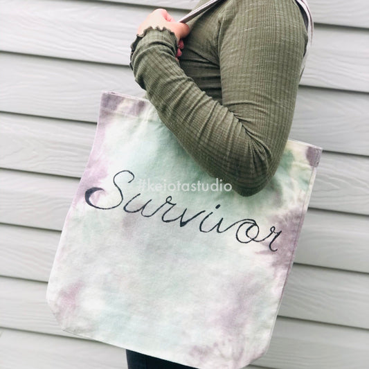 Survivor Tie-dye Tote Bag